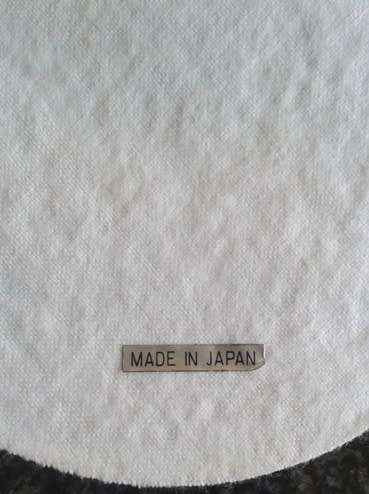 Vintage vinyl tablecloth flannel back mustard colour