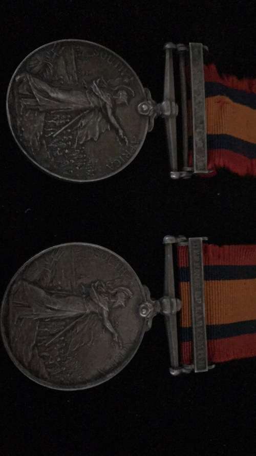 QSA X 2 : ISSUED TO L SERJT F BINNIE  AND F BINNIE