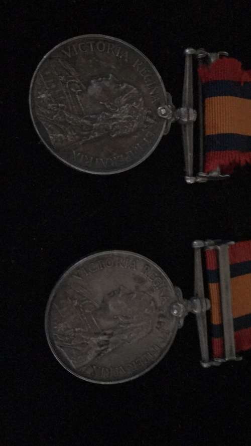 QSA X 2 : ISSUED TO L SERJT F BINNIE  AND F BINNIE