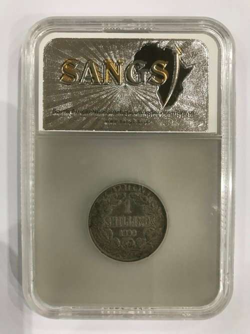 ## 1892 ZAR 1 SHILLING : SANGS GRADED VF20##