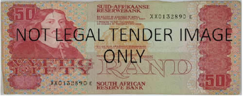 CL Stals R50 note 1st Issue XX (replacement note)