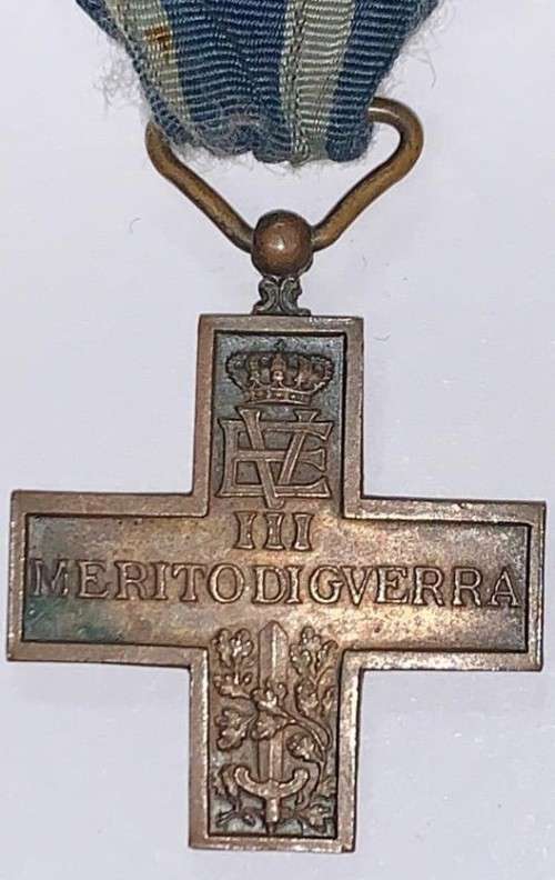 ITALIAN MERIT CROSS AND ETHIOPY AFRICA MEDAL