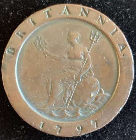 ***1797 BRITISH CARTWHEEL PENNY