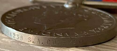WW11 : WAR MEDAL ( SA COLEMAN)