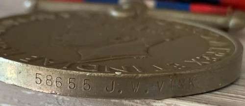 WW11 : JW VINK (1 MEDAL)