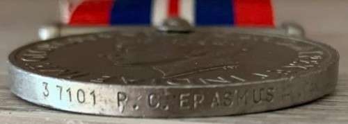 WW11 PC ERASMUS (2 MEDALS) NO 37101