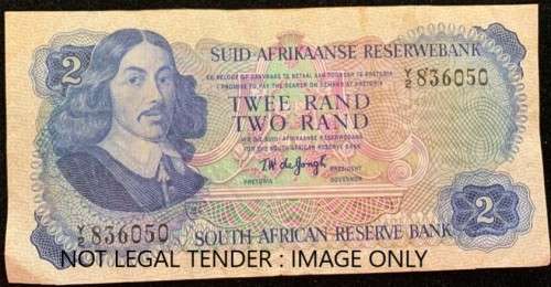 ** R2 REPLACEMENT NOTE : TW DE JONG ( 2ND ISSUE) Y2 / 836050