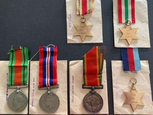 WW2 : SPR J.M. SCHEEPERS (SET OF 6 ) NO 233396 INCL LIBERTY PASS