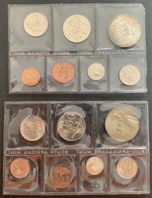 2 X 1967 MINT PACK ( ENGLISH AND AFRIKAANS)