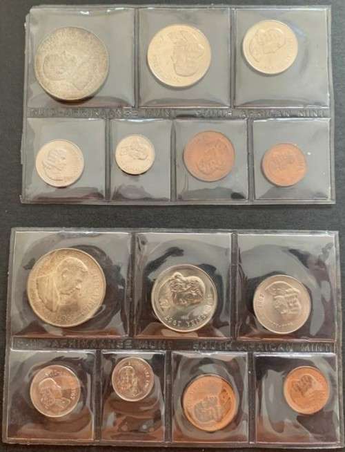 2 X 1967 MINT PACK ( ENGLISH AND AFRIKAANS)