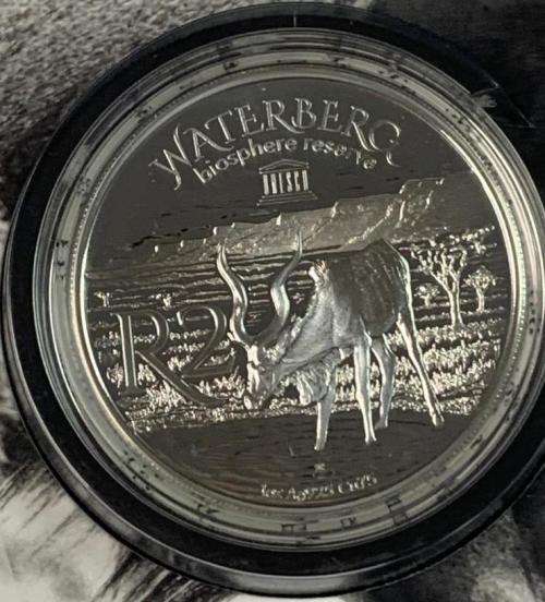 2018 R2 1 OZ SILVER  CROWN - Waterberg Biosphere coin