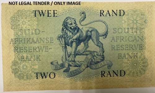 Two Rand Note, Signed by Gov. G. Rissik, No: B 20 792575