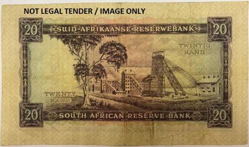 S.A. Twenty Rand Note, Signed Gov. G. Rissik, No: D2/027057, "Condition as per Image".