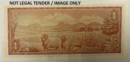 SA One Rand Note Signed Gov T.W. De Jongh, B355/959412, 3rd Issue.