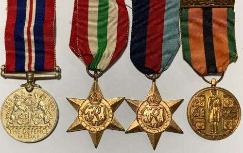 WW11 : ISSUED TO MADIGAN (99516) AND 1921-1971 SURVIVORS MEDAL (set of 4)