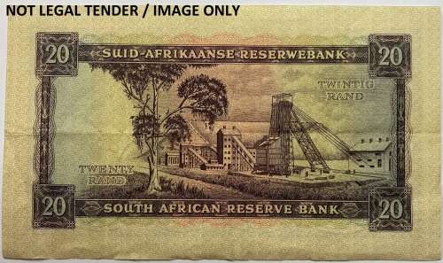 SA R20 Note, Gov. G. Rissik, No:D2/711187, 1st Issue "Condition as per actual image".