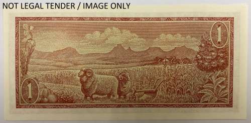 SA 1 Rand, Gov. T.W. De Jongh 3rd Issue B431/639867 `Condition as per image`.