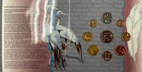 The 1996 Blue Crane Bird Uncirculated Proof