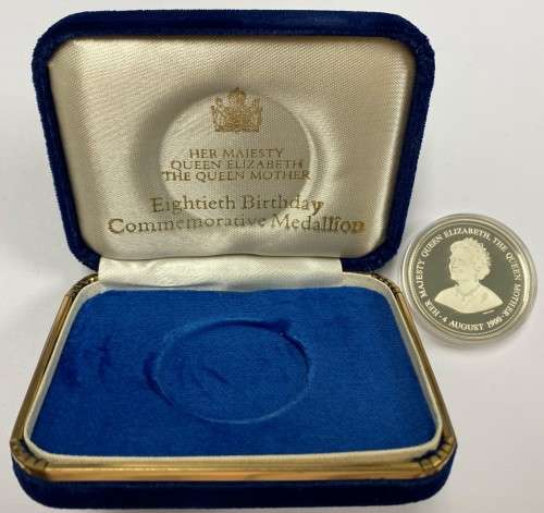 Queen Elizabeth's 80th Birthday Anniversary Proof Coin of 1980 Born 4 Aug 1900.