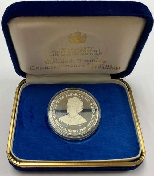 Queen Elizabeth's 80th Birthday Anniversary Proof Coin of 1980 Born 4 Aug 1900.