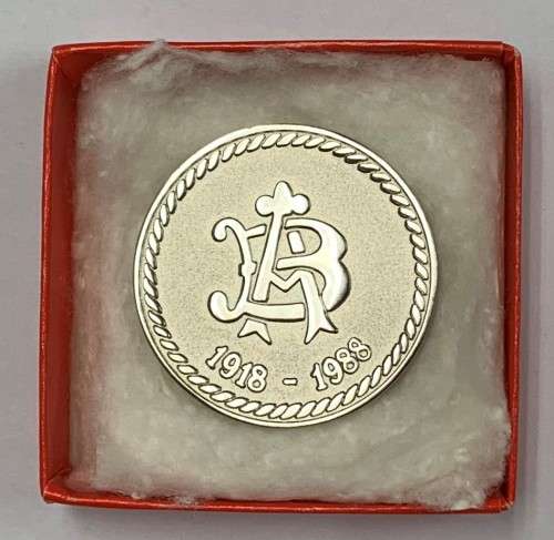 Afrikaner Broederbond Commemorative Medallion, From 1918 to 1988.