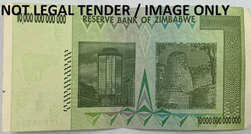 Zimbabwean 10 Trillion Dollars.