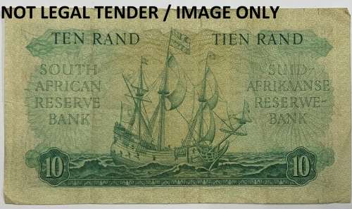 SA Ten Rand Note, Gov. G. Rissik No: C21/165601, 1st Issue.