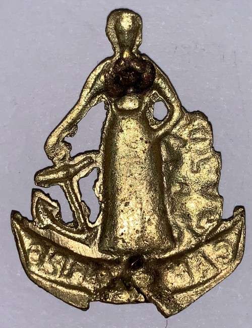 WWII.: -  African SA Army Cape Corps Cap Badge of WW`1