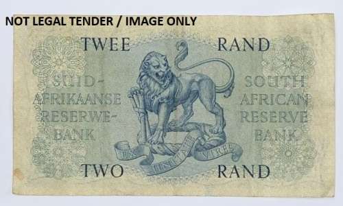 SA Gov. G. Rissik, R2 Note, 1st issue No: B173/233838.