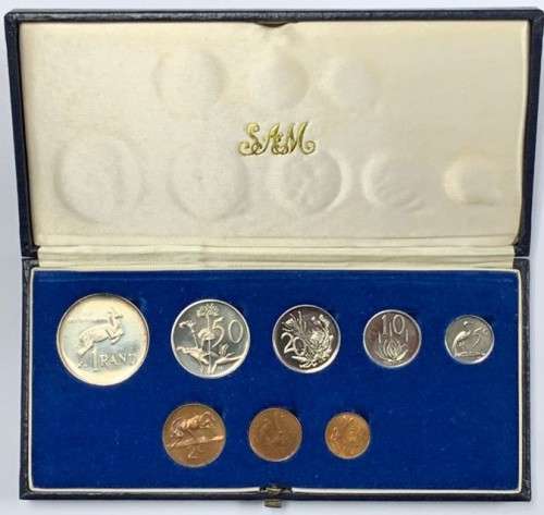 1977 PROOF SET IN BLUE SAM BOX