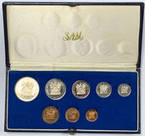 1977 PROOF SET IN BLUE SAM BOX