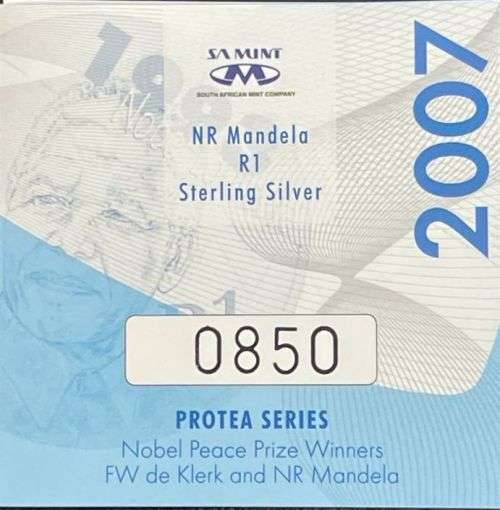 2007 PROTEA R1 : PROOF NELSON MANDELA (CERT 850)