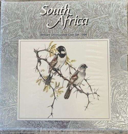 1994 SOUTH AFRICAN UNC AND BRILLIANT UNC COIN SET