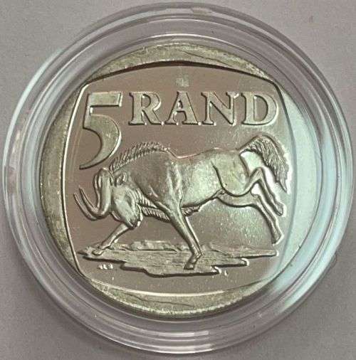 2000 MANDELA R5 ( SMILEY) CAPSULATED