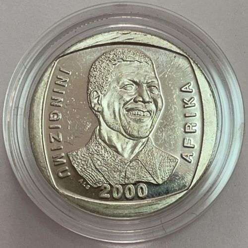 2000 MANDELA R5 ( SMILEY) CAPSULATED