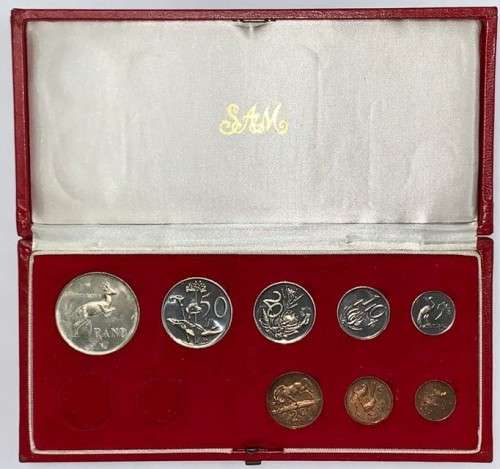 SA 1973 Proof Coin Set, "BUT PLEASE TAKE NOTE, NO GOLD & ONLY R1 IS SILVER".