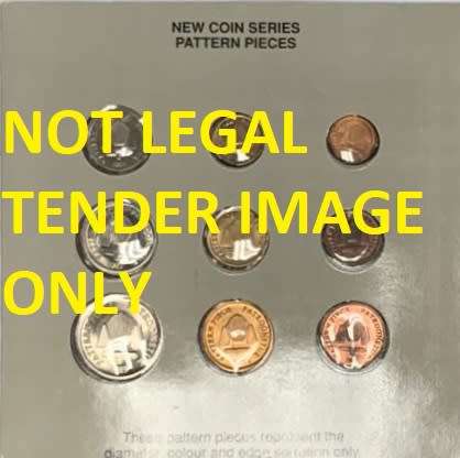 South African Prototype of 1989 coin set example`s by The SA Mint.