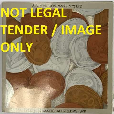 South African Prototype of 1989 coin set example`s by The SA Mint.