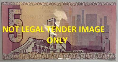 Gov. C.L. Stals, 1st Issue R5 Note No: BE/1462907.