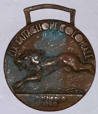 ITALIAN COLONIAL TROOPS LIX COLONIAL BATTALION MEDAL.