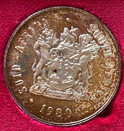 1980 PROOF SET : RED BOX, NO GOLD