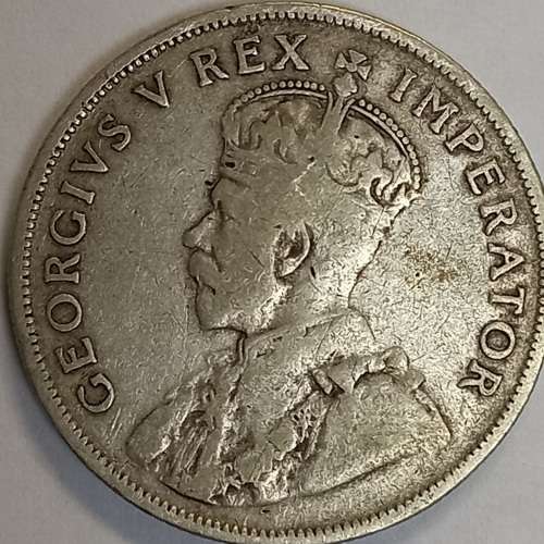 1935 South African 2 Shillings Coin