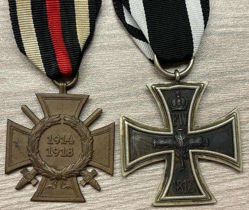 WW1 IRON CROSS /HONOR CROSS
