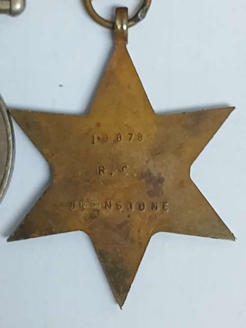 SET OF 3 WW 2 MEDALS FOR JOHNSTONE