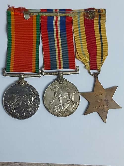 SET OF 3 WW 2 MEDALS FOR JOHNSTONE