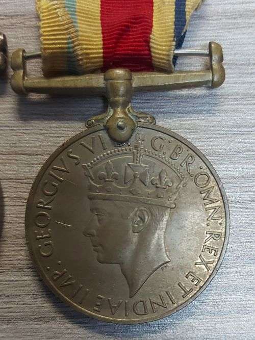 4 x WW2 MEDALS ISSUED TO TSD BROOKS