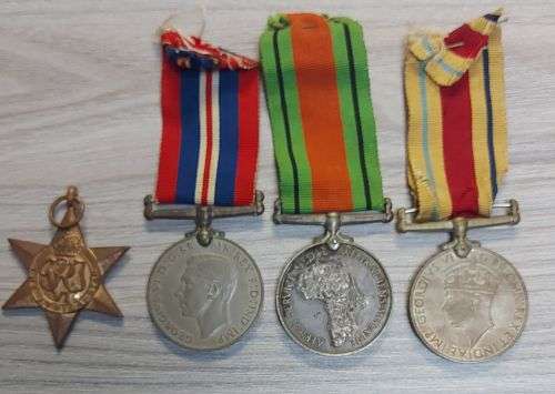 4 x WW2 MEDALS ISSUED TO TSD BROOKS