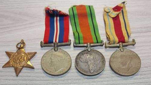 4 x WW2 MEDALS ISSUED TO TSD BROOKS