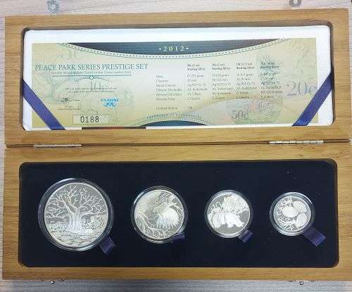 SILVER PEACE PARK SERIES PRESTIGE PARK COIN SET 2012