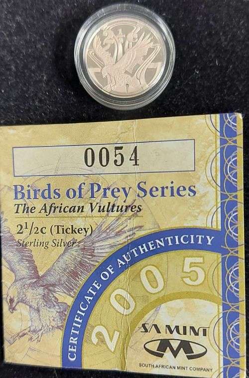 2005 PROOF TICKEY - BIRDS OF PREY SERIES